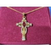 Image 10 : Stunning Camrose & Cross Jacqueline Kennedy Pearl Necklace and Gold-Tone Cross Necklace