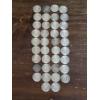 Image 2 : Lot of 38 Total 1964 Kennedy 90% Silver Half Dollars - $19 FV