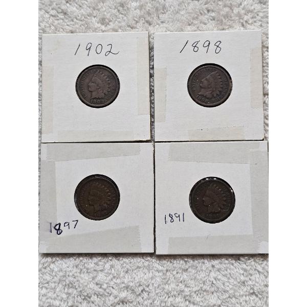 Assortment of U.S. Indian Head Cent Coins