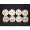 Image 6 : $2 Face Value of Assorted Washington Head 90% Silver Quarters 