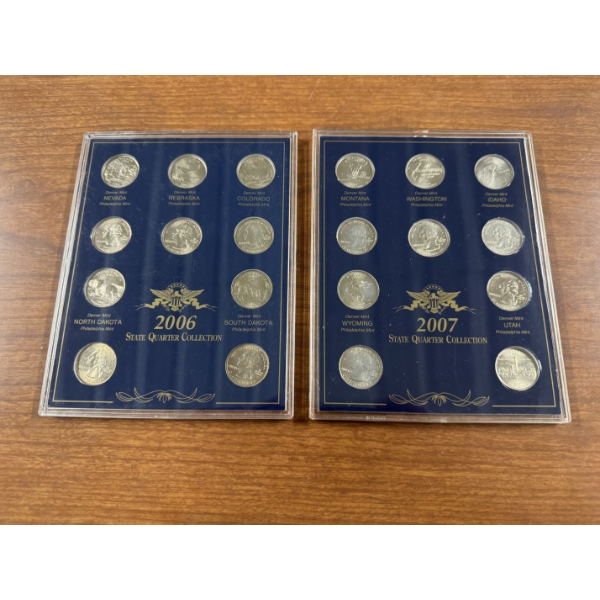 2006 & 2007 United States Quarter Sets - Mint Condition