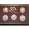 Image 2 : 2007 U.S. Mint Silver Proof Set - FV $6.91 - 90% Silver includes the dime, half dollar, Idaho Quarte