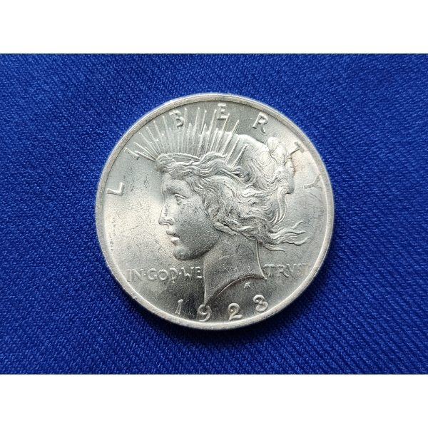 1923 90% Silver Peace Dollar in Excellent Condition