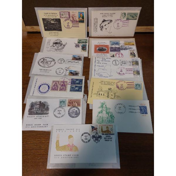 Better Group Of Stamped Covers Including Specialty Locations - See Pics Up Close