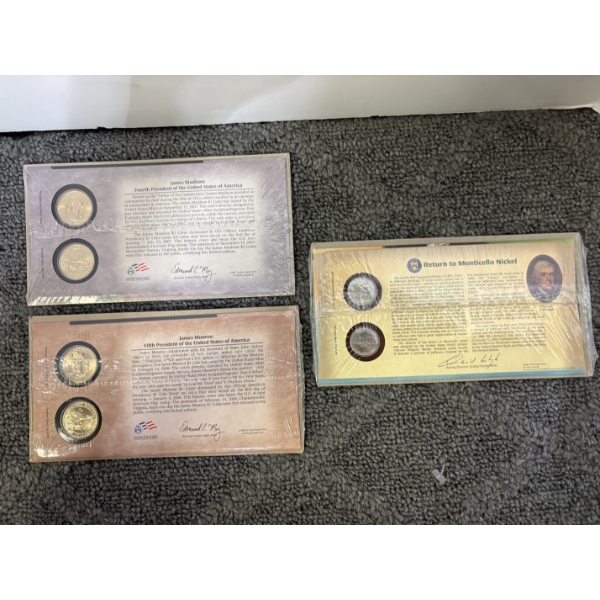 Official U.S. Mint First Day Coin Covers, Which feature Uncirculated Coins