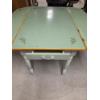 Image 2 : *Pick Up At Mantua Home-No Shipping Available* Iconic Vintage Mint Green Enamel Top, Drop Side 40''x