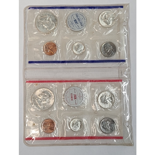 1959-P/1959-D Silver Uncirculated Coin Sets