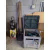 Image 1 : Louisville Home Pickup - Group Lot - 3 Shovels - Garden Hose & Hose Storage Box - All Good Cond