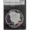 Image 2 : NGC X PROOF 10 - 2023 S PEACE FINE .999 SILVER DOLLAR - ULTRA CAMEO