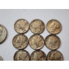 Image 3 : Assorted Silver Coins: $1.45 in 90% U.S. Coins & (1) 80% Silver Canadian 10-Cent Coin