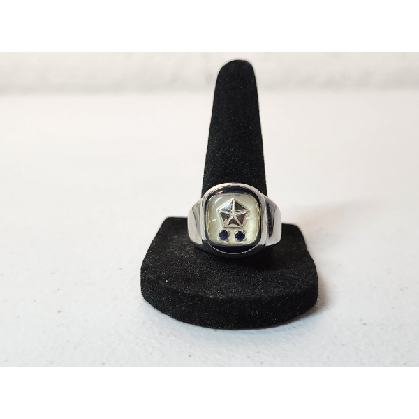 Incredible 10K Gold Chrysler Ring - Size 11 - Total Weight: 9.7g