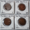 Image 11 : 2 Binder Pages Filled with Assorted World Coins: England, G.Britain & British Caribbean Territories