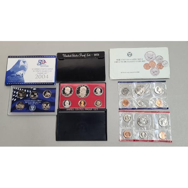 Assorted U.S Proof & Uncirculated Coin Sets