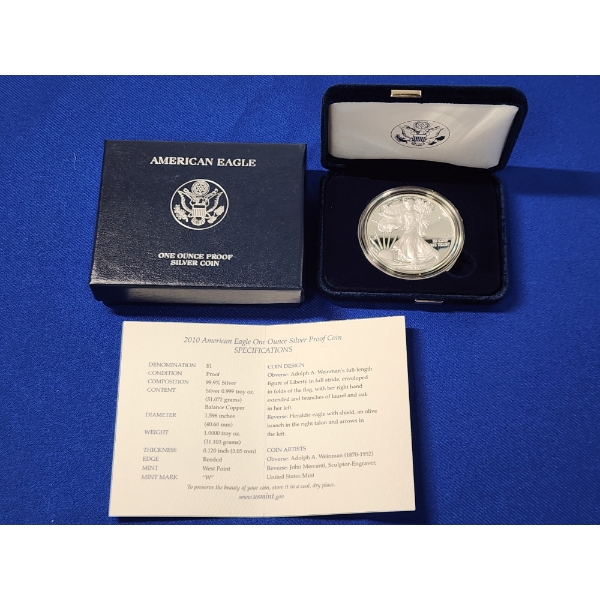 2019 American Eagle 1 oz .999 Fine Silver Proof 
