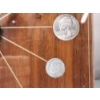 Image 4 : Marion Kay "Last United States Silver Coinage" Clock Including 90% Silver Coins FV: $2.30