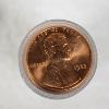 Image 2 : Uncounted Unsearched Tube of Assorted Uncirculated United States Pennies ~ Late 70's & Early 80'S!