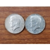 Image 2 : Two 40% Silver Kennedy Half Dollars