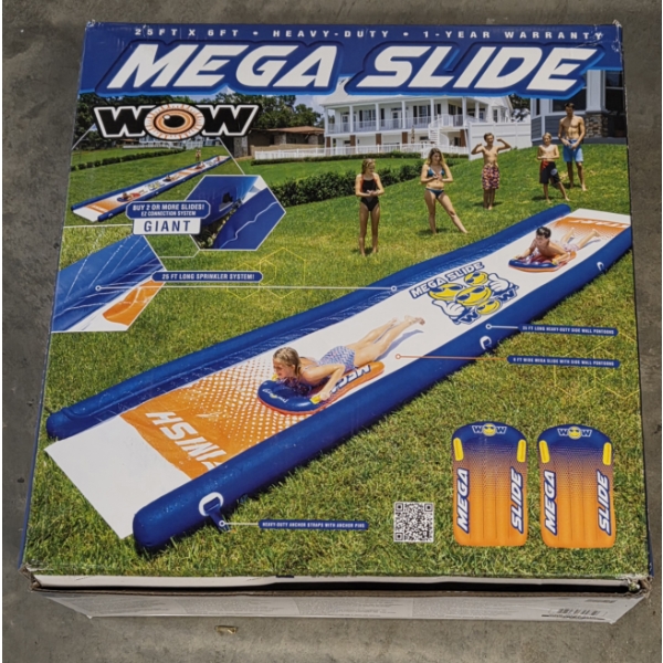 Brand New In Box! Wow 25ft Mega Slide Retails For $190.00