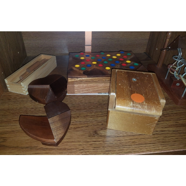 Selection Of Wood Games As Pictured