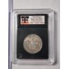 Image 3 : 1934 German 90% Silver 5 Reichsmark Coin in Slab Protector With German Nazi Stamp & Added Info Card