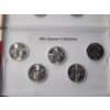 Image 6 : Lot of 5 State Quarters Sets: 2000 Platinum, Denver, Gold; 2002 Denver; 2001 Platinum