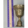 Image 6 : Vintage 8.5" Sarna India Etched Brass Bell/Candlestick Holder Combination (Without Weight)