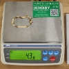 Image 4 : 14K Yellow Gold Bracelet Measuring About 7 Inches Long & Weighing 4.3 Grams Total