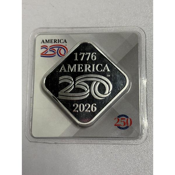 25 Gram Sunshine Mint .999 Fine Silver America 250th - Buffalo - Minted in America - 1776-2026