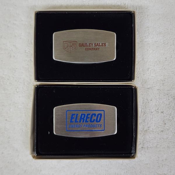 Two New In Box Zippo Branded Vintage Advertising Pocket Knives