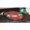 Image 2 : Carved Mallard Decoy Signed By Craftsman 1986 - "Strang"  See Photo