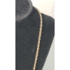 Image 2 : 12K Gold Filled 24" Twisted Rope Necklace - Weight: 12.3g