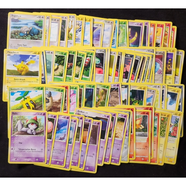 Large Lot of Over 50 Assorted Vintage Pokemon Trading Cards ~ Many Sought After Names & Unique Arts