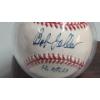 Image 3 : Autographed Bob Feller Cleveland Indians Baseball & Autographed 1998 Upper Deck Baseball Card 