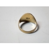 Image 3 : 10K Yellow Gold Signet Ring - Size 6 - Weight: 3.5g