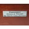 Image 4 : The Bradford Exchange Mint President Donald Trump $2 Note Collection In 16" x 9" Wooden Case