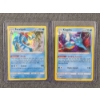 Image 1 : Two Holofoil Pokemon Trading Cards - Feraligatr & Kingdra - Near Mint