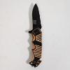 Image 1 : MTech Xtreme Ballistic Orange And Black Spring Assisted OTS Rescue Pocket Knife 8.0"