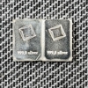 Image 2 : Two Valcambi Fine Silver 999.0 Bars Weighing 1 Gram Each ~ 2 TOTAL GRAMS .999 FINE SILVER