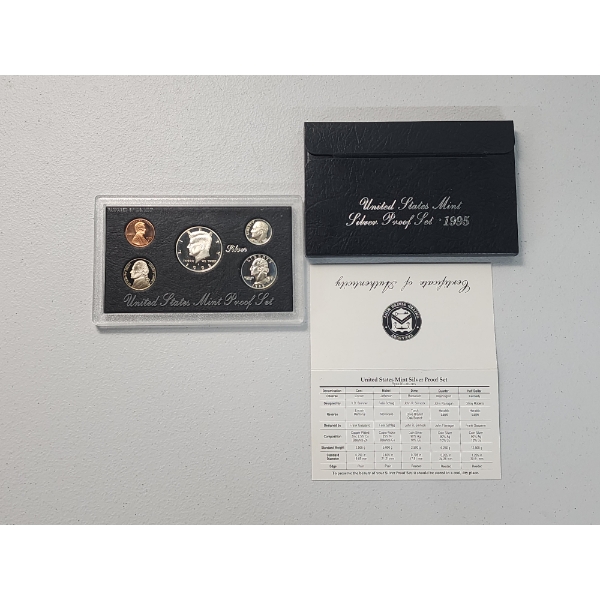 1995 United States Mint Silver Proof Set