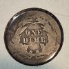 Image 3 : U.S. RARE COINAGE - 1891 TEN CENT SEATED LIBERTY SILVER DIME - SEE CONDITION