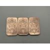 Image 2 : Three Walking Liberty Design 1 AVDP oz .999 Fine Copper Bars