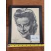 Image 8 : Framed Katharine Hepburn Print With Autographed Notecard - Great Display Piece!