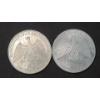 Image 2 : 1972-G & 1972-J German 10 Deutsche Mark 0.6250 Silver Munich Summer Olympics Coins