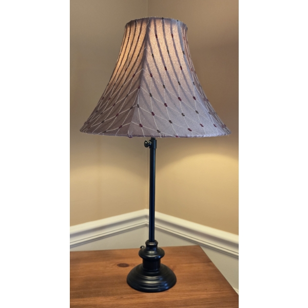 Brown & Maroon Lamp - 25"