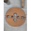 Image 4 : Vintage Enamelware Basins, Plate & Bowl And Vintage Wood Tap Collection 