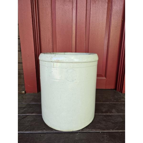14" Diameter Crock with Faded Maker's Mark - 16" Tall