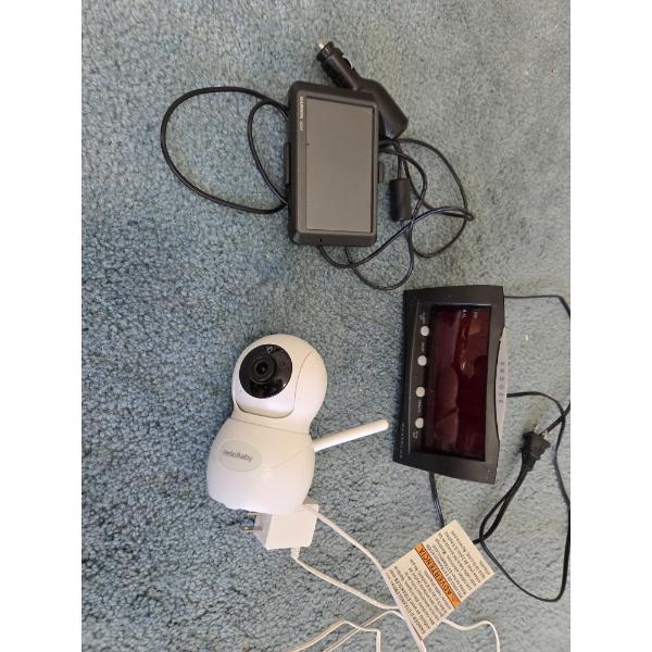 PICKUP IN CANTON - Hello Baby Monitor Camera, Garmin Navi & West Color Alarm Clock 