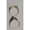 Image 7 : (2) 10K Yellow Gold Women's Rings -"Dianne" & Red And Diamond Ruby Ring - Size 7 -Total Weight: 3.9g