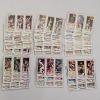 Image 1 : Vintage 1980-81 Topps Basketball Unseparated Three-Panel Trading Cards Collection