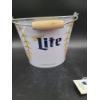 Image 3 : Cleveland Indians Beer Bucket & Koozie - Miller Lite Bucket
